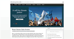 Desktop Screenshot of climate-justice.info