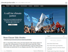 Tablet Screenshot of climate-justice.info